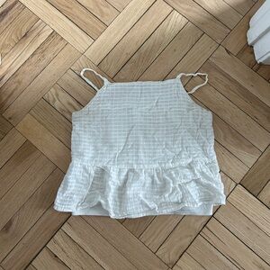 White baby doll top